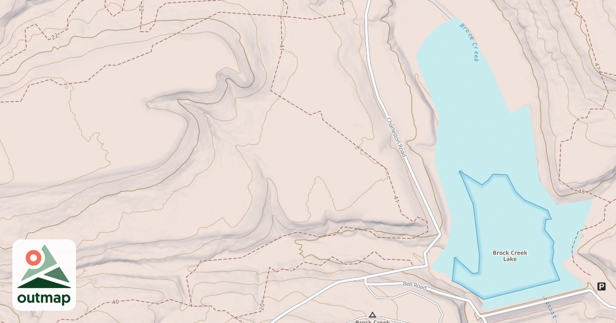 Map of BROCK CREEK #41