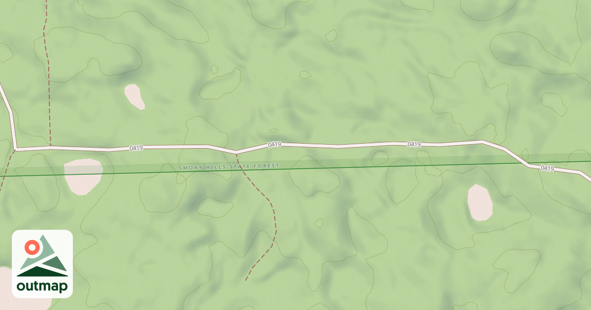 Map of Smoky Hills
