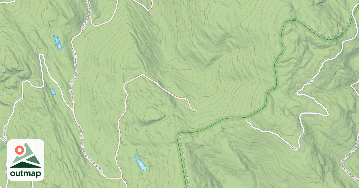 Map of BLESSED RIDGE