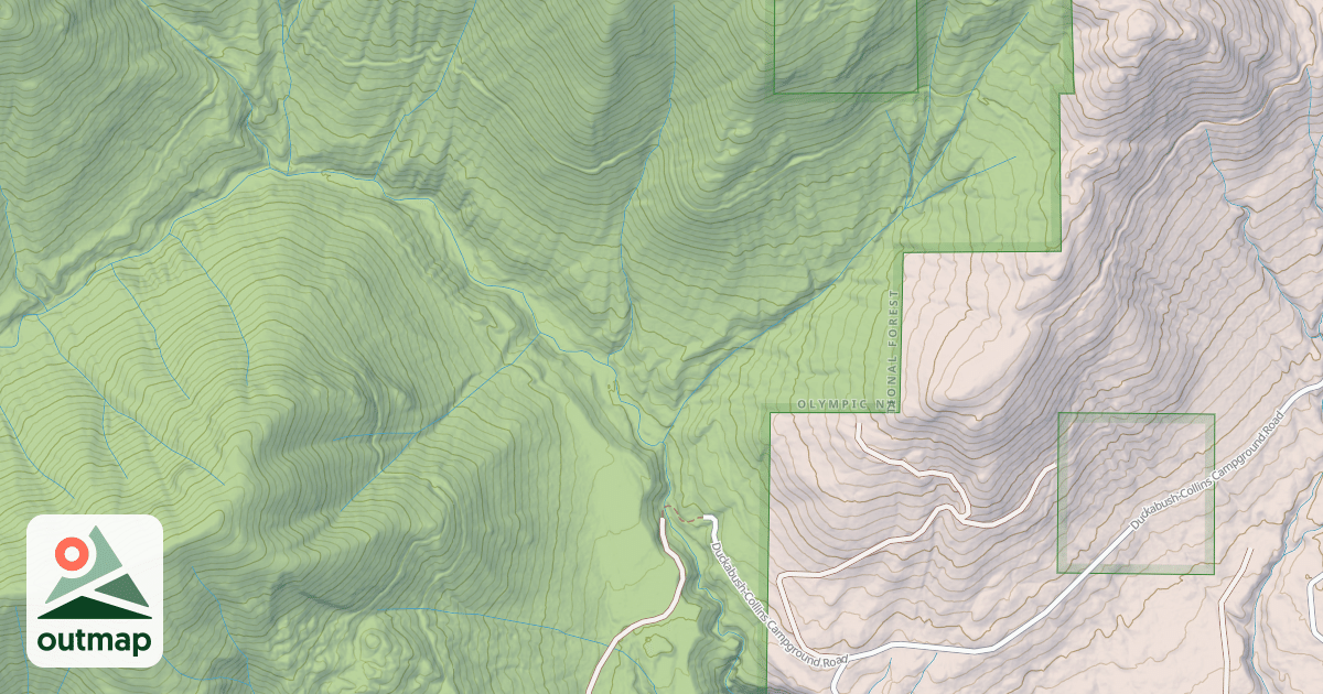 Map of USFS National Forest System Roads {4C50FA65-619A-4F86-8FD5-80FF3EC3261B}