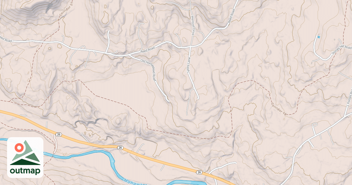 Map of Corridor 18