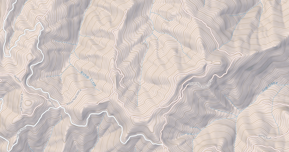 Map preview of BISHOP RIDGE