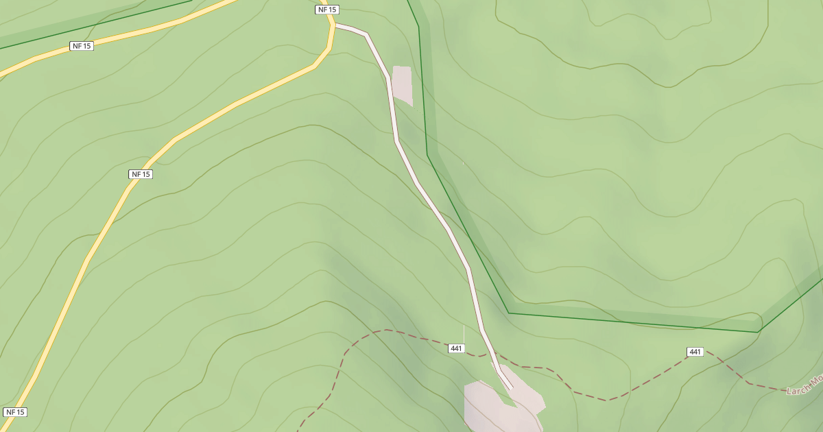 Map preview of USFS National Forest System Roads {5D4387C0-9FC1-4929-9670-2FACB82B418E}