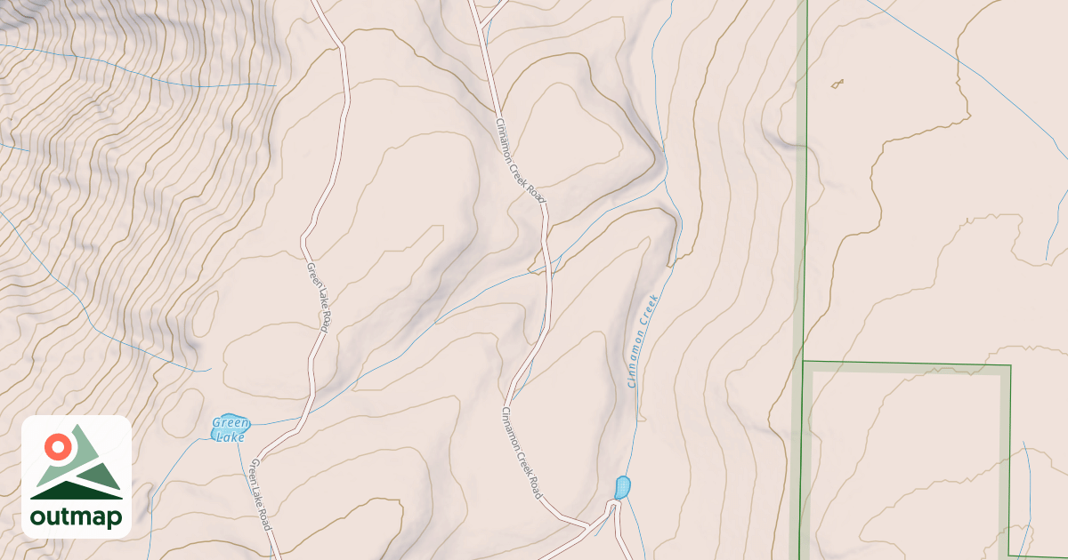 Map of CINNAMON CREEK