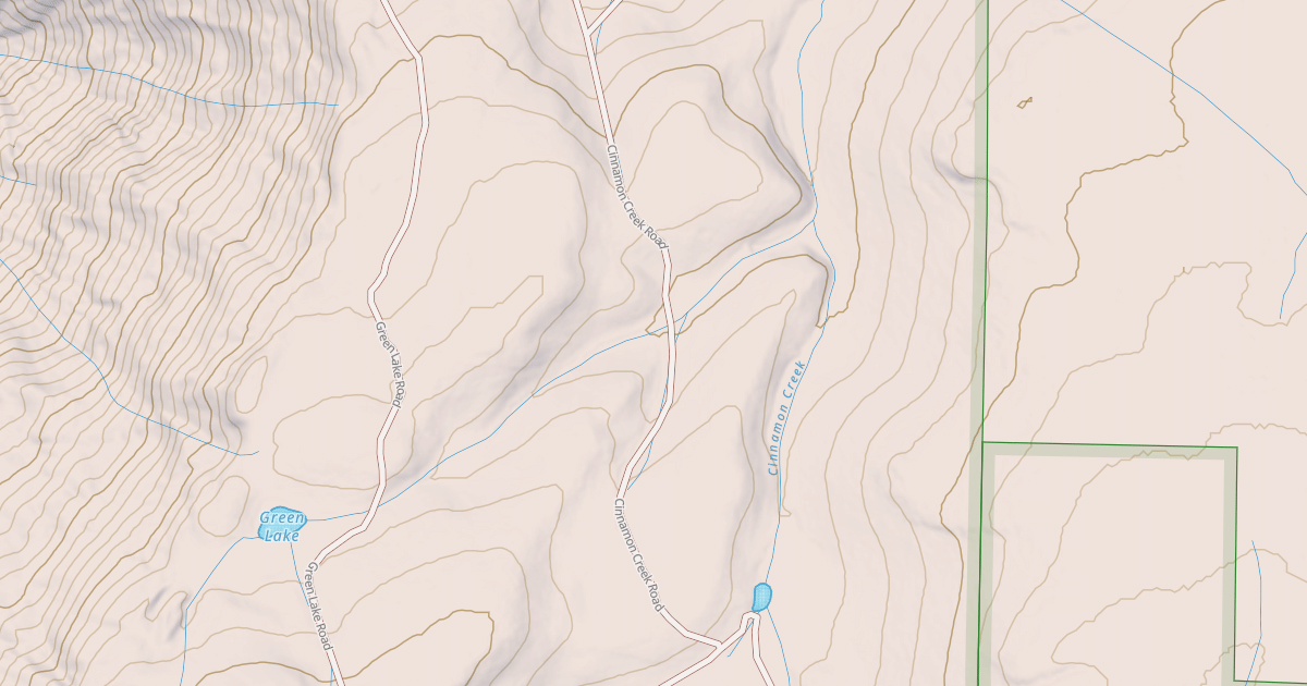 Map preview of CINNAMON CREEK