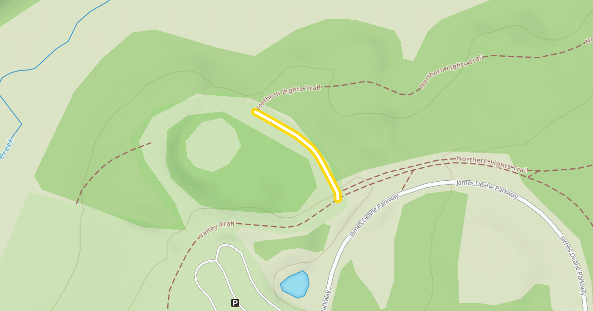 Map preview of Valley Trail