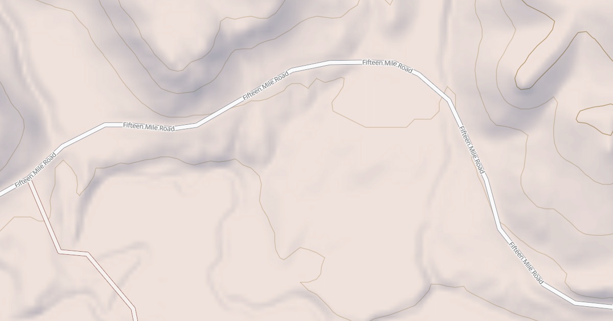 Map preview of FIFTEEN MILE