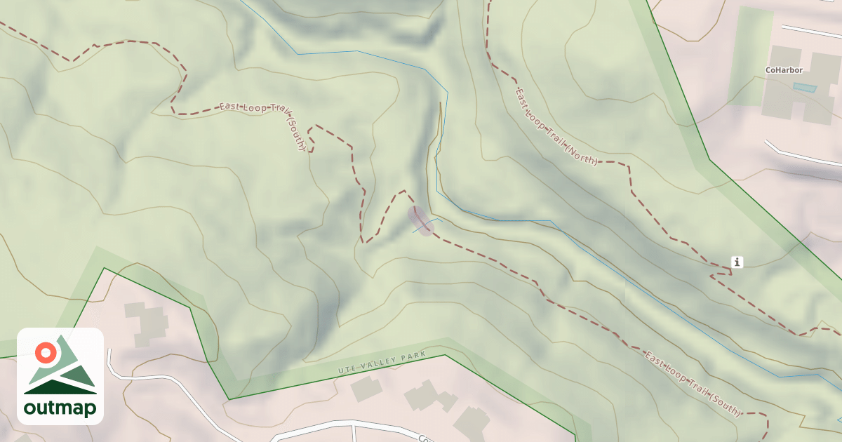 Map of East Loop Trail