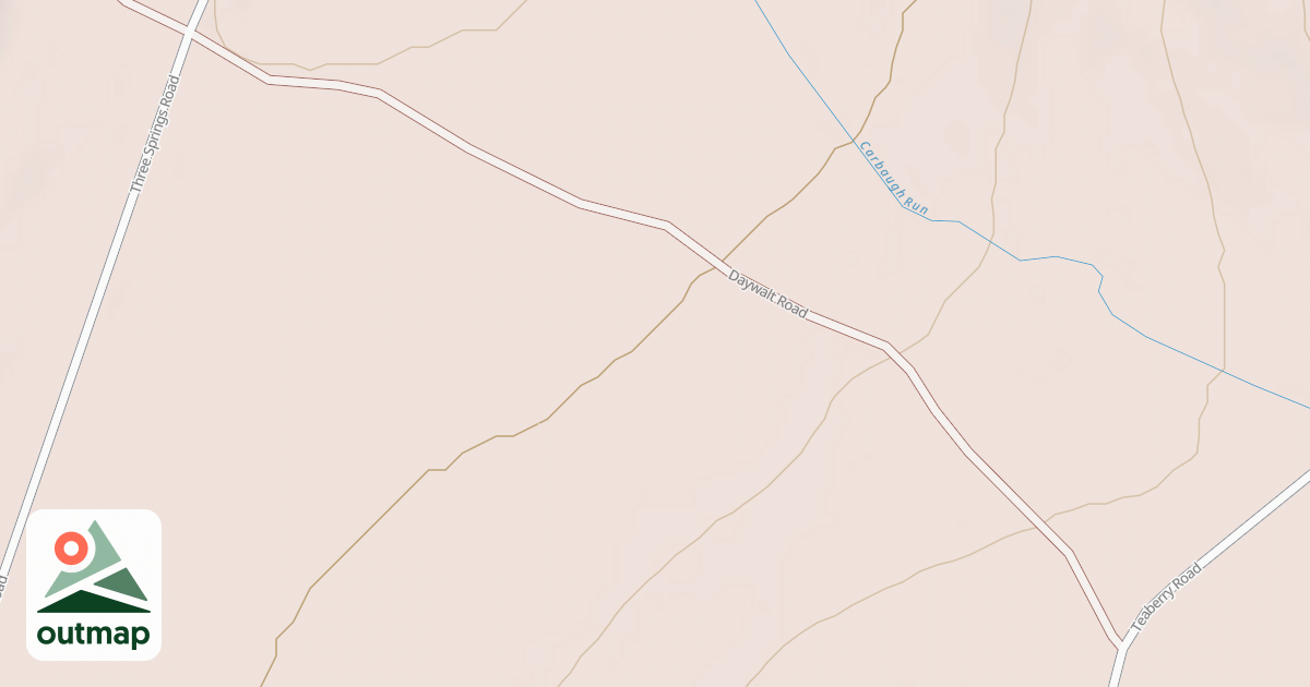 Map of Michaux State Forest – Snowmobile Trail System (Southern)