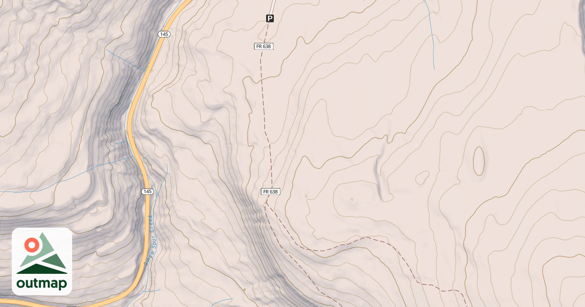 Map of East Fork