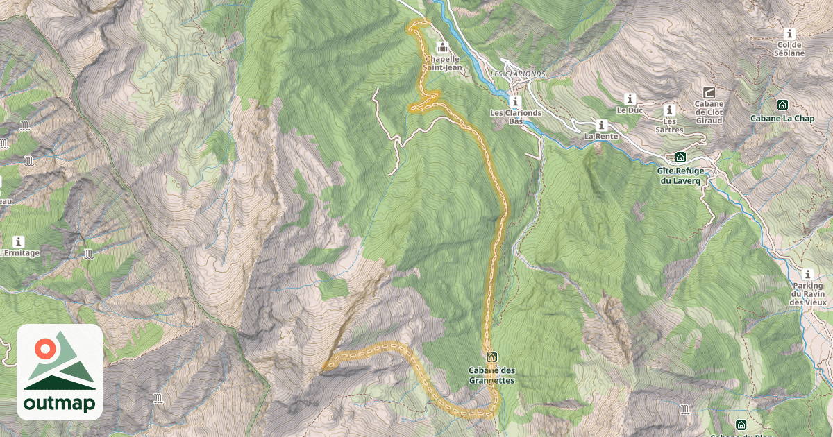 Map of La Grande Barre — Peynier