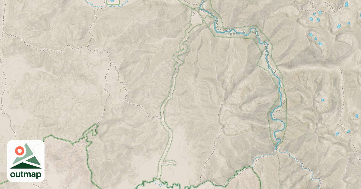 Map of DAGGER FALLS