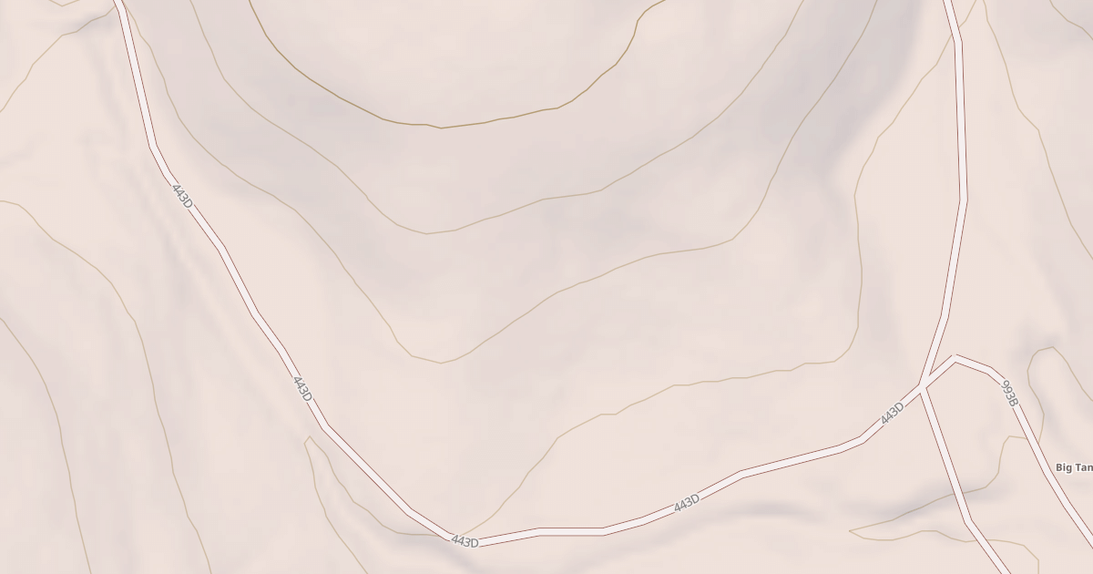 Map preview of USFS National Forest System Roads {CB624D28-31ED-4716-BDAC-33456C5B084D}