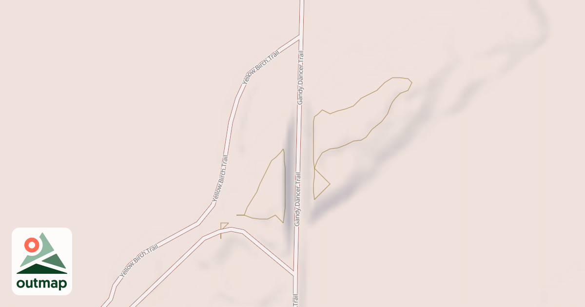 Map of Gandy Dancer State Trail MS84.029