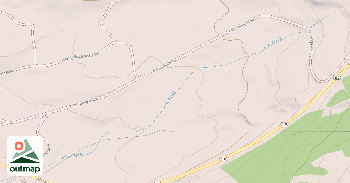 Map of COLD SPRING