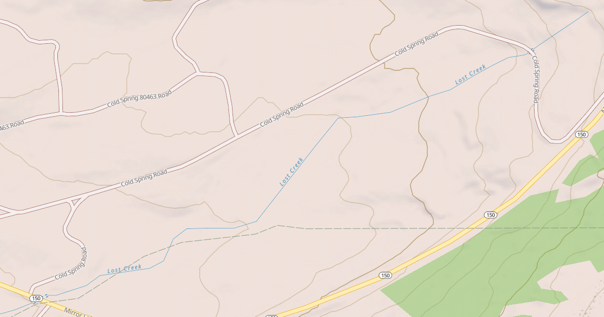 Map preview of COLD SPRING