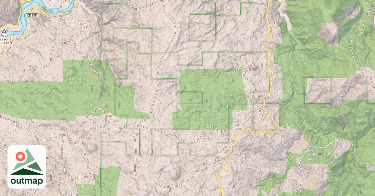 Map of FROG LAKE