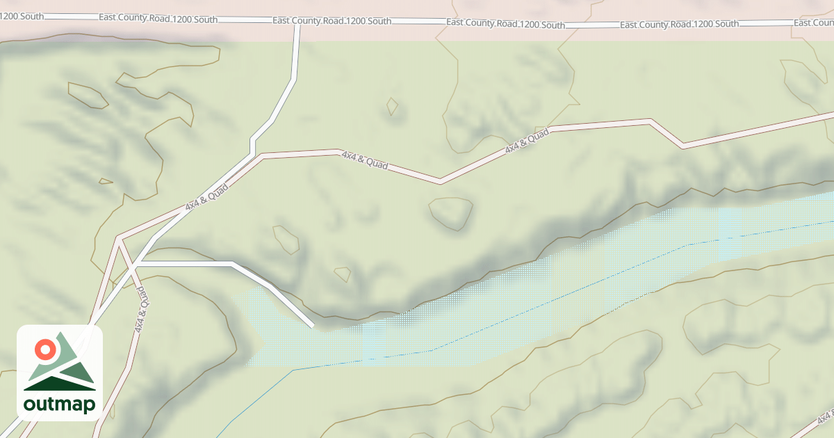 Map of Interlake State Recreation Area Trails