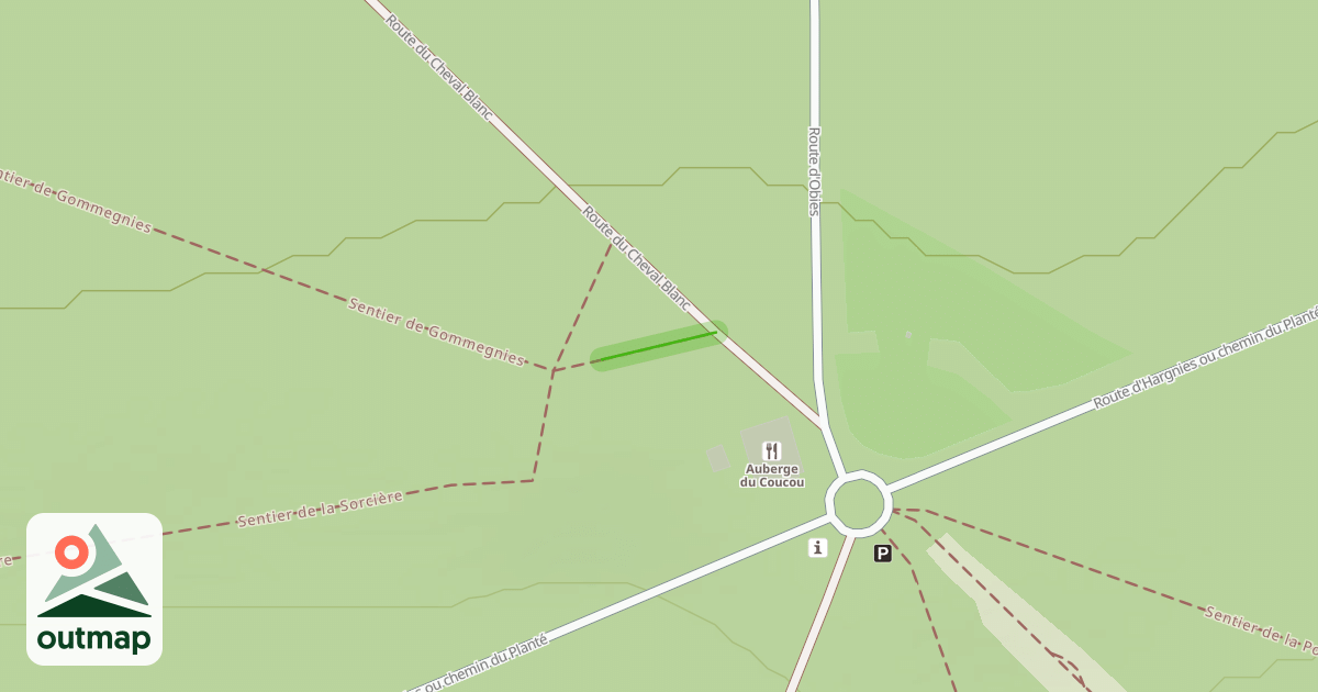 Map of Sentier de la Sorcière