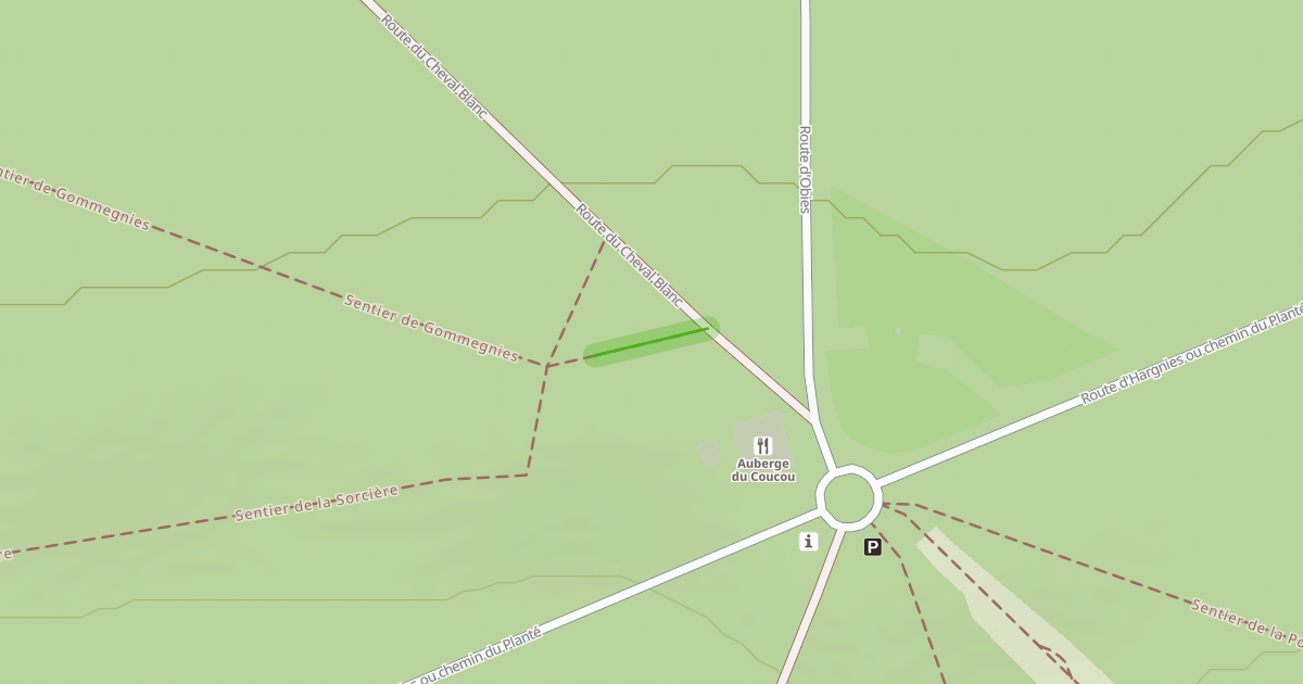 Map preview of Sentier de la Sorcière