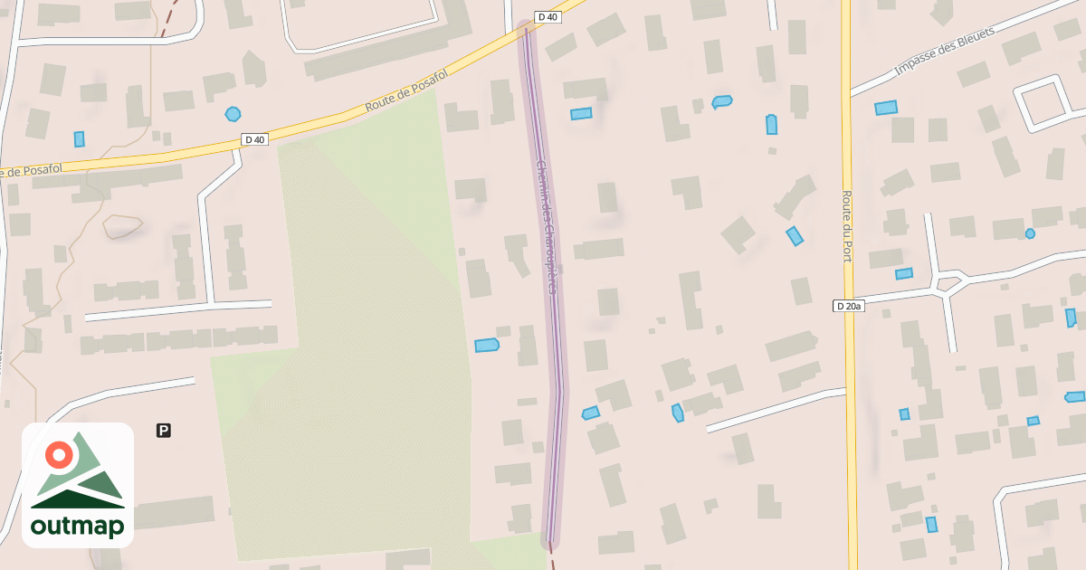 Map of Chemin des Charoupières