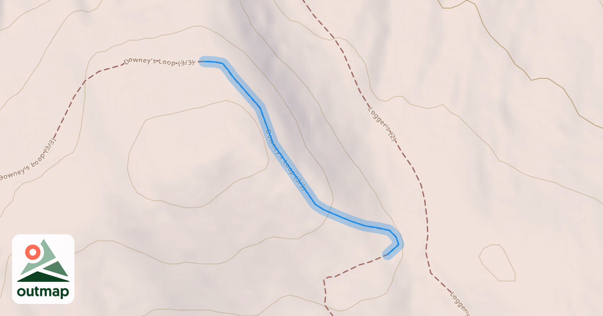 Map of Downey’s Loop (3/3)