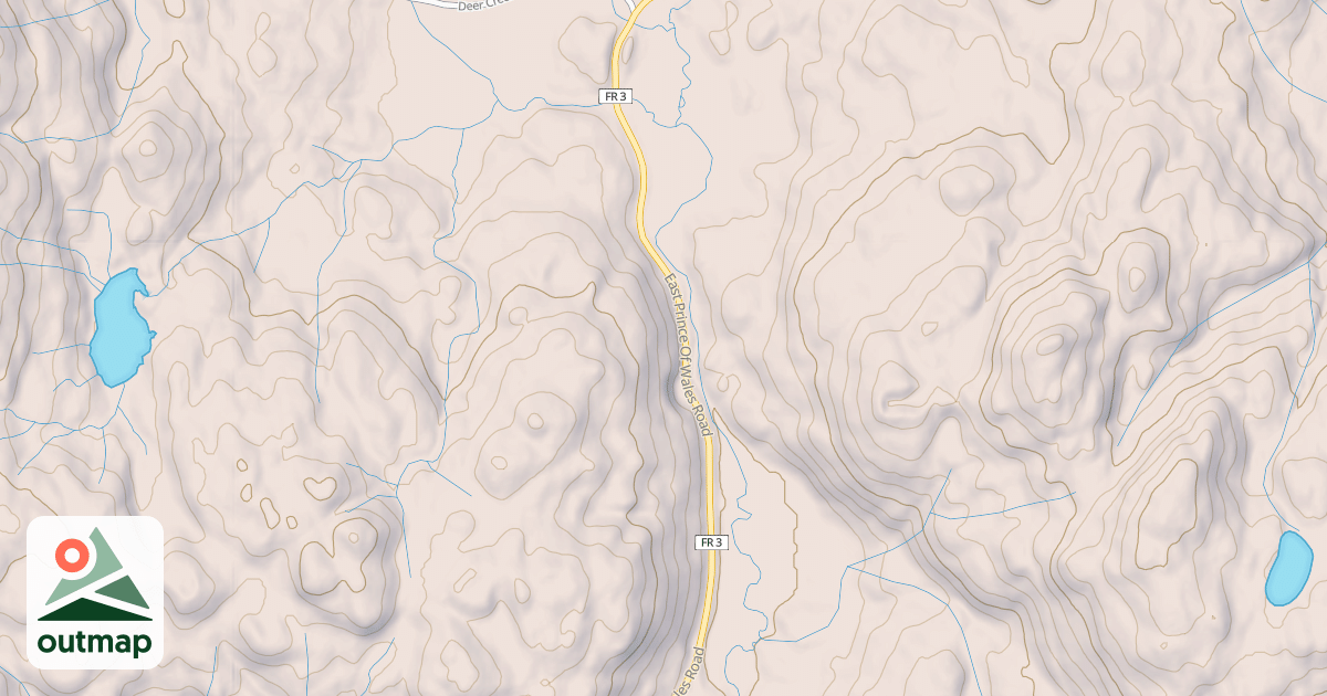 Map of EAST PRINCE OF WALES