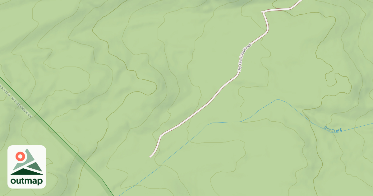 Map of DRY CREEK TRAILHEAD