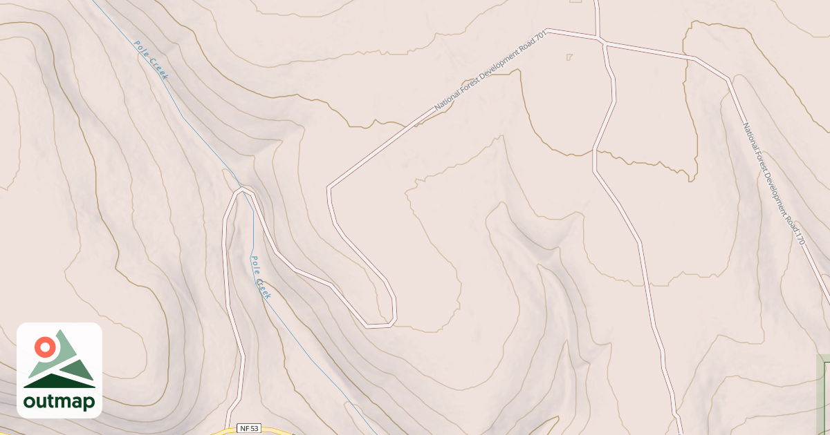 Map of USFS National Forest System Roads {BE16D8F1-6C8B-4C4B-A884-31EECE9541E3}
