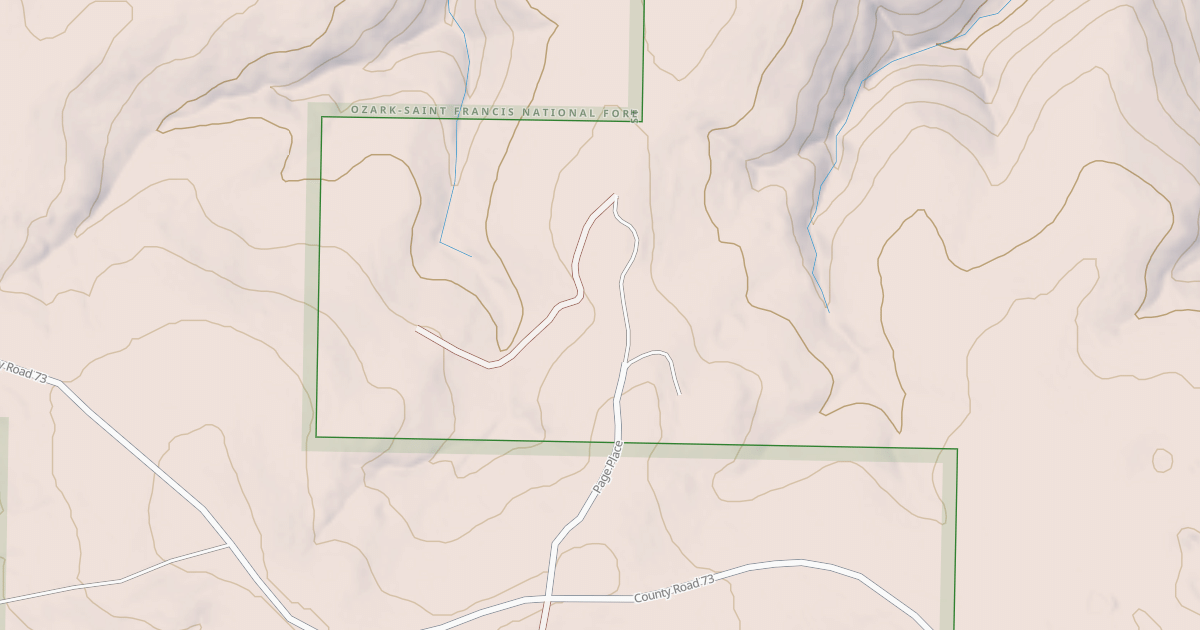 Map preview of USFS Motor Vehicle Use Map Roads {F1264B7F-DD99-43BA-8B05-073A730FFA2E}
