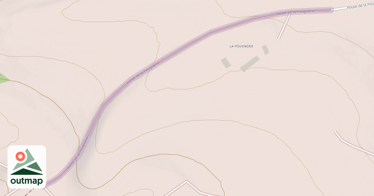 Map of Route de la Pougnerie