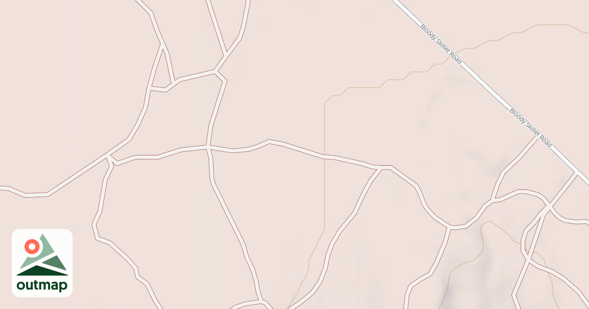 Map of Bloody Skillet ATV Trail