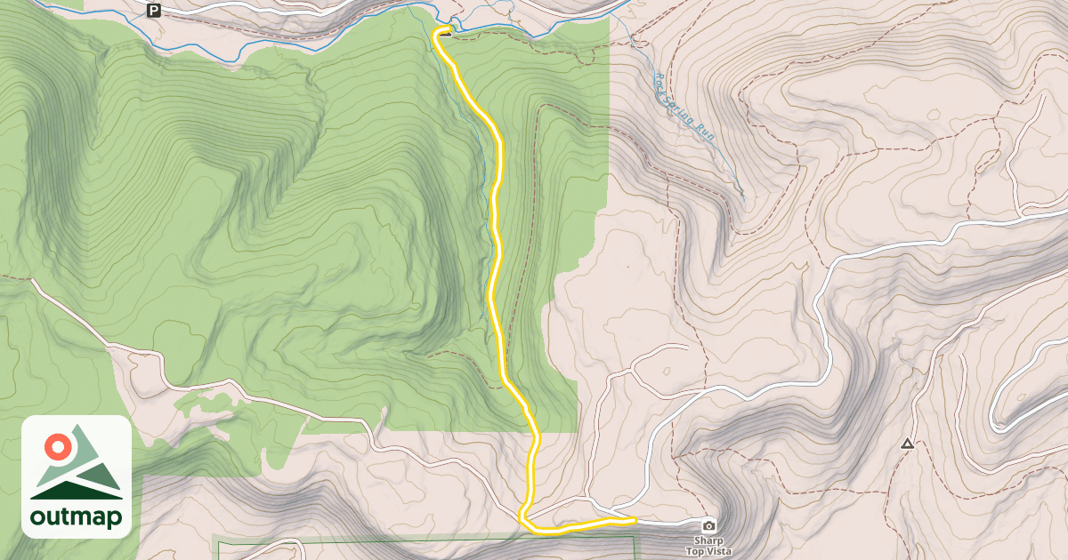 Map of Old Loggers Path