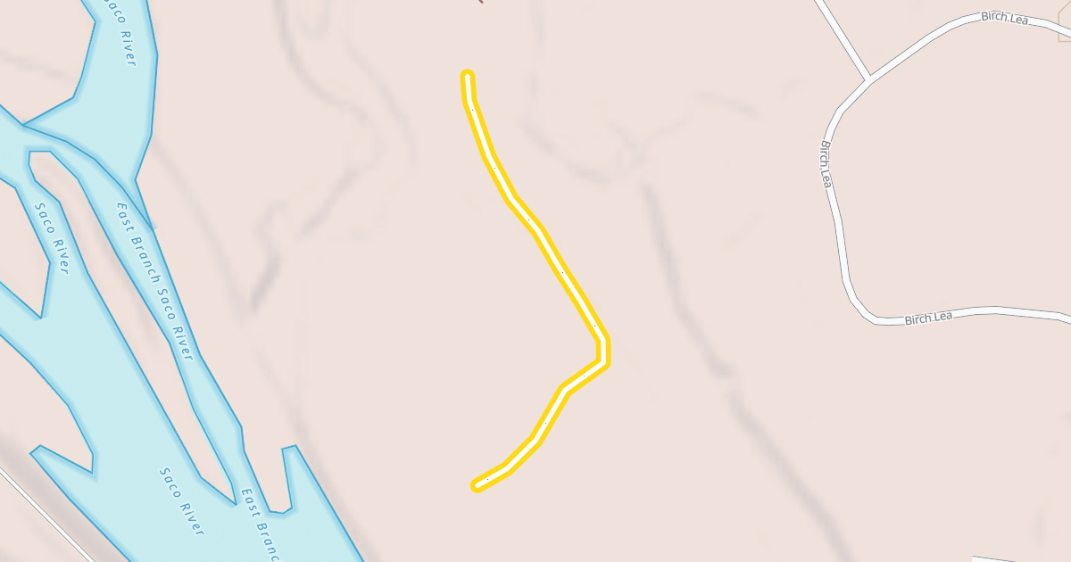 Map preview of Lower East Branch Trail
