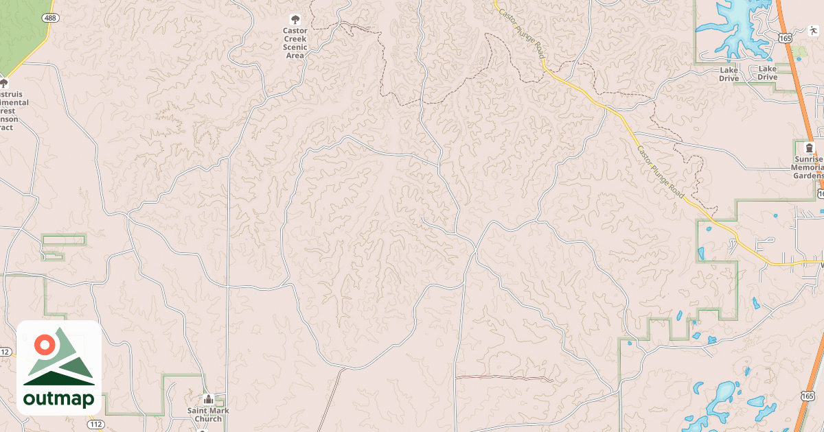 Map of DOWNS