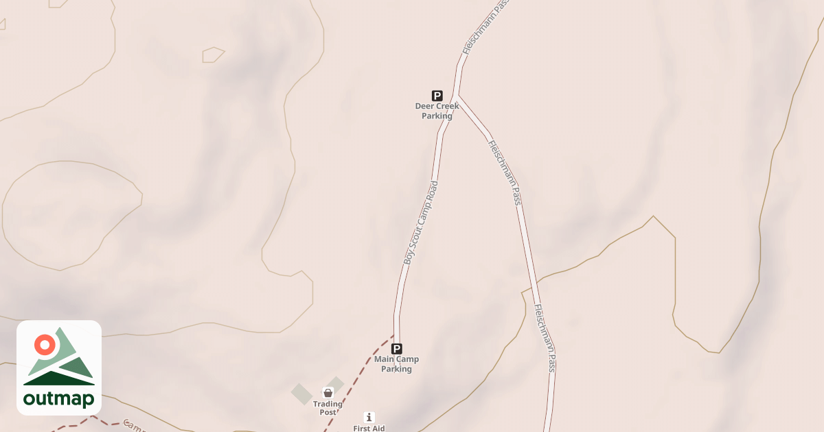 Map of BOY SCOUT CAMP