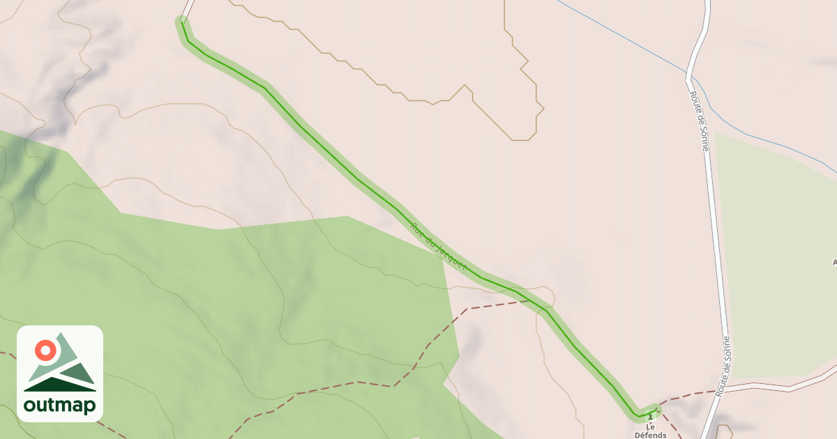 Map of Rue du Jacquet