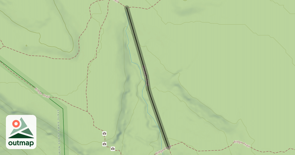 Map of Blunder Trail