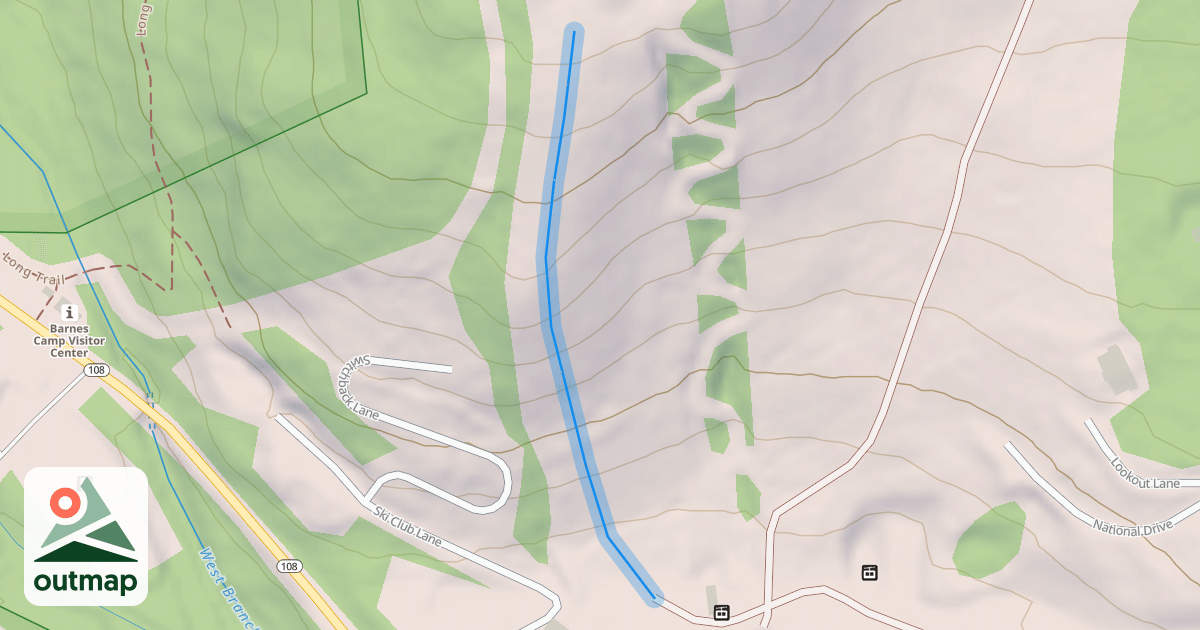 Map of Slalom Hill