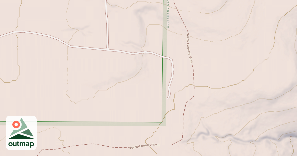 Map of North Country National Scenic Trail
