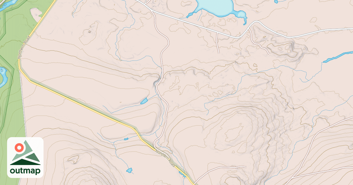 Map of Maine Statewide ATV Trails 96