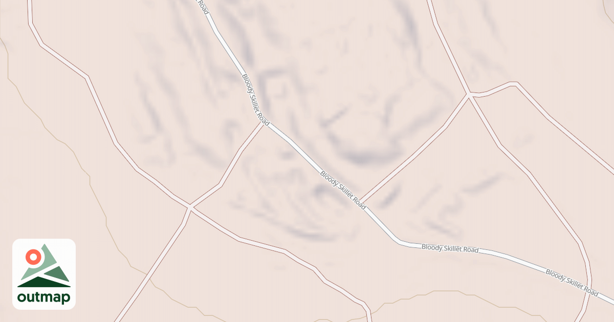 Map of Bloody Skillet ATV Trail