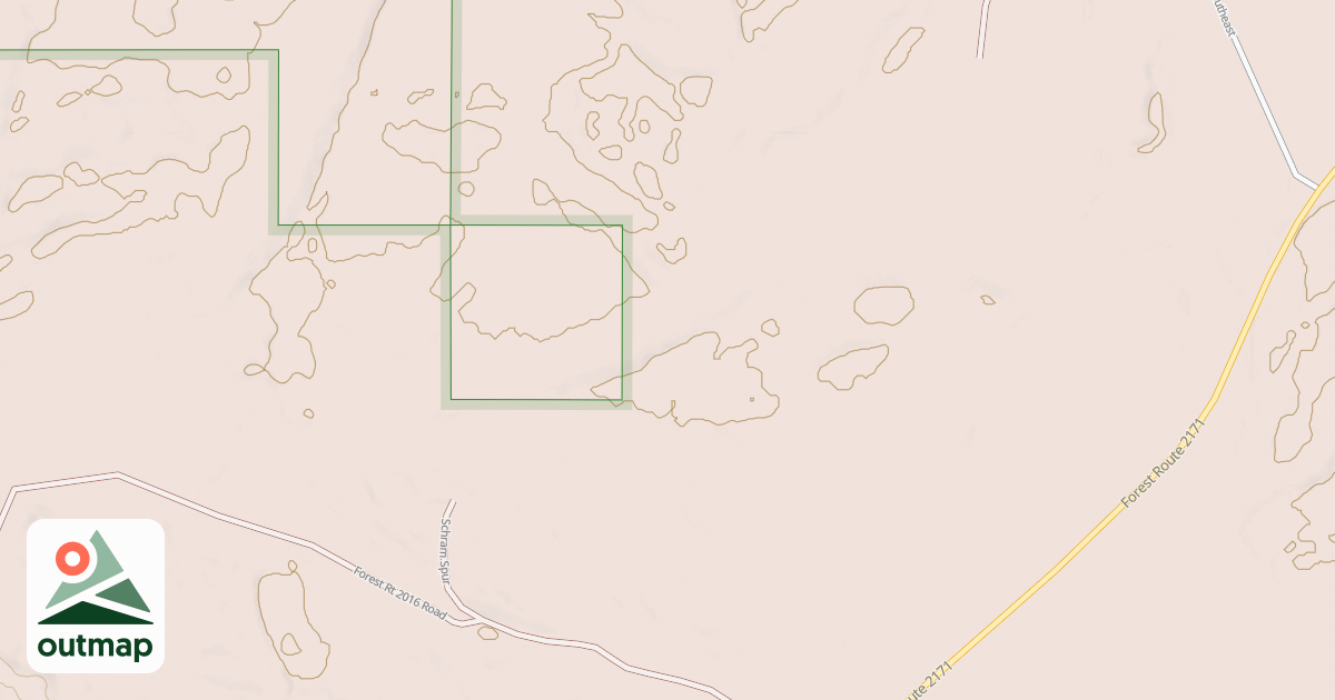 Map of SCHRAM SPUR C