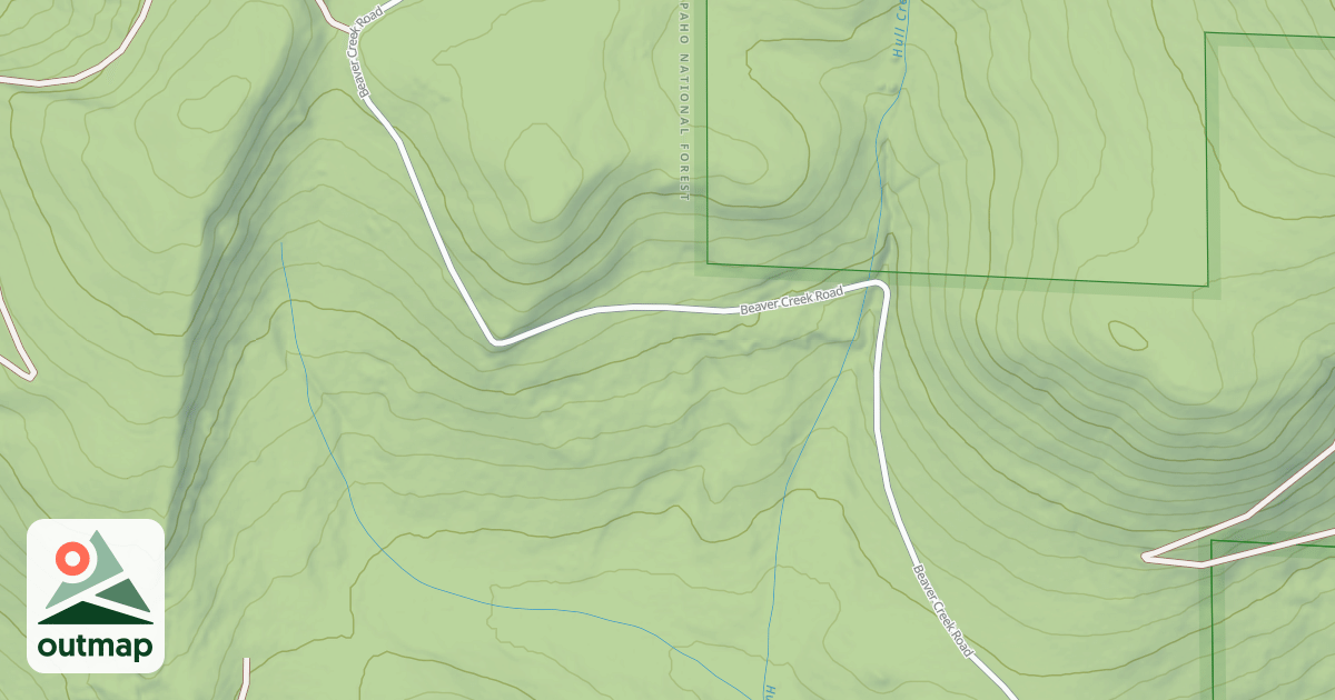 Map of Beaver Creek
