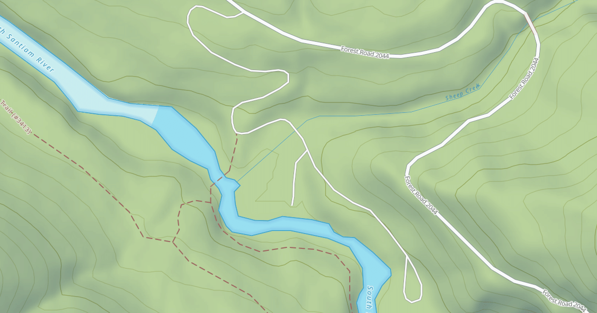 Map preview of HOUSE ROCK CG RD