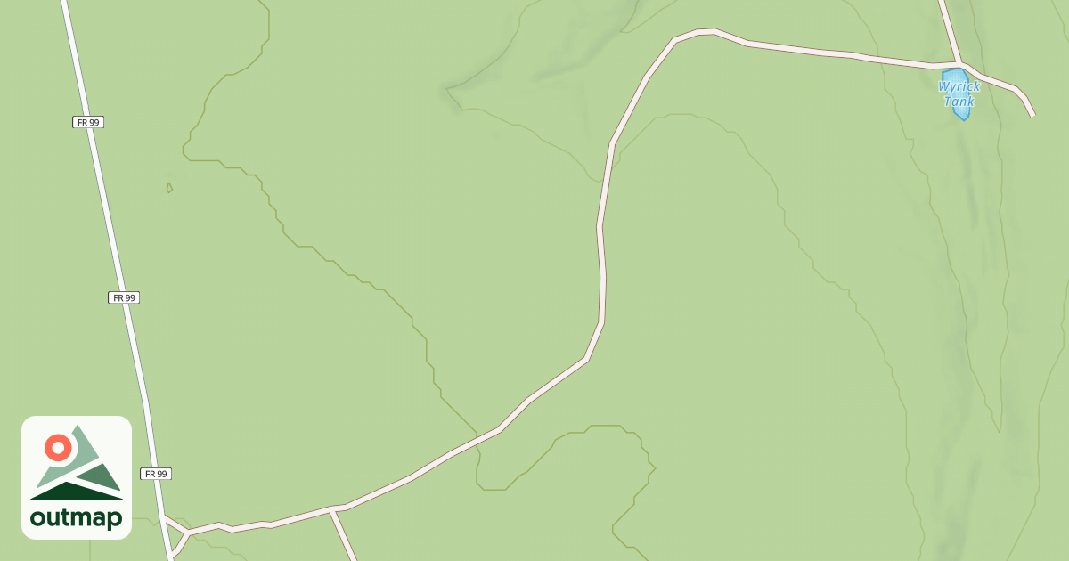 Map of USFS National Forest System Roads {5F848F1C-F77A-40DC-9941-303F6C3D49FC}