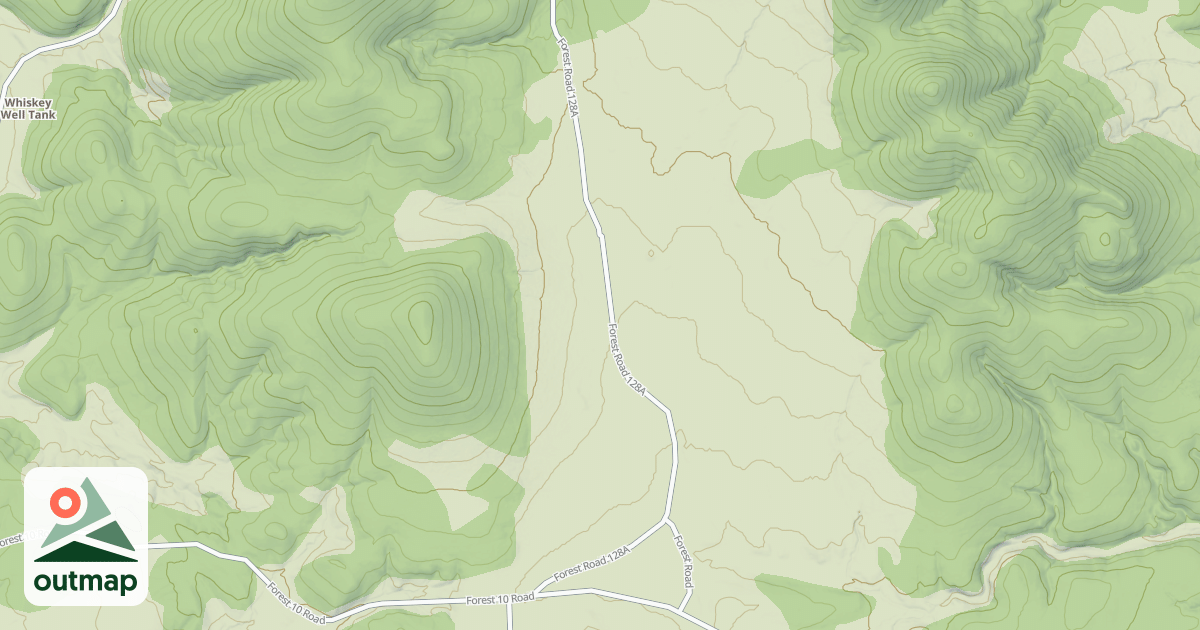 Map of USFS National Forest System Roads {D82CFD9A-12C5-4285-AE67-3FFB4114066C}