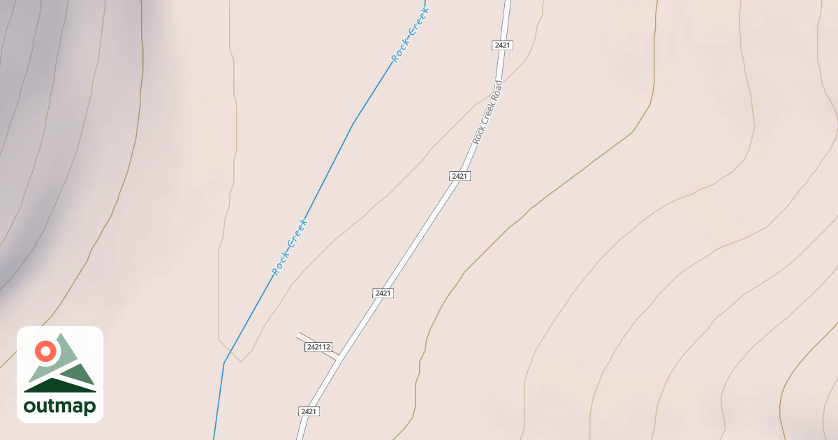 Map of DISPERSED CAMPSITE