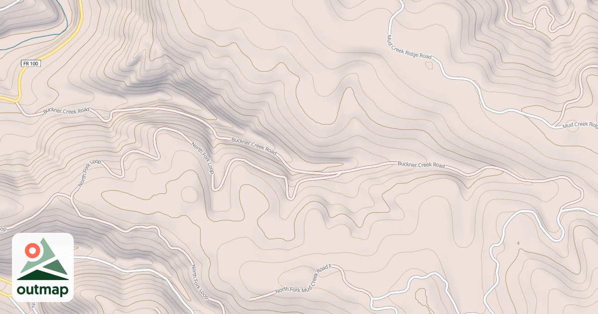 Map of BUCKNER CREEK