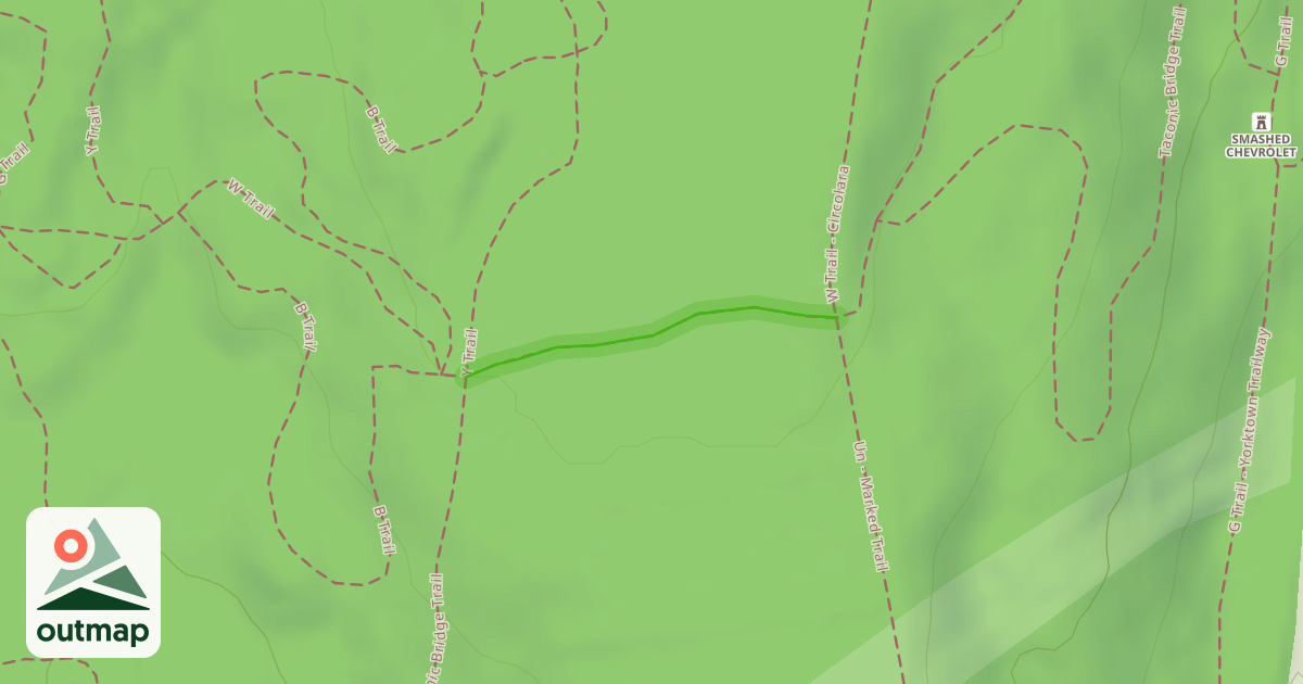 Map of W and P Trails
